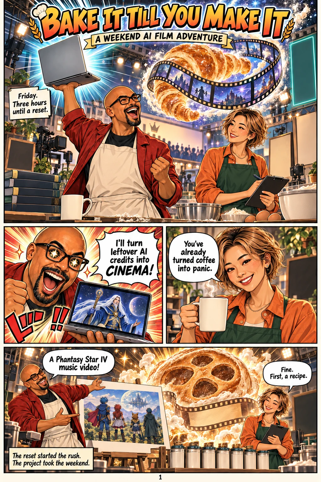 Patrick declares a cinema bake-off with expiring AI credits while Su questions his plan.